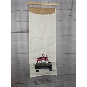 Aspen TABLE RUNNER Embroidered 14" x 72" Christmas New Gnomes